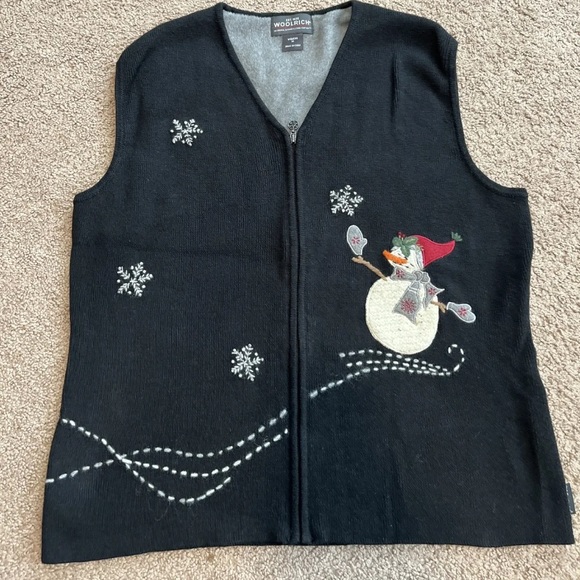 Woolrich Sweaters - Woolrich Snowman Christmas Vest